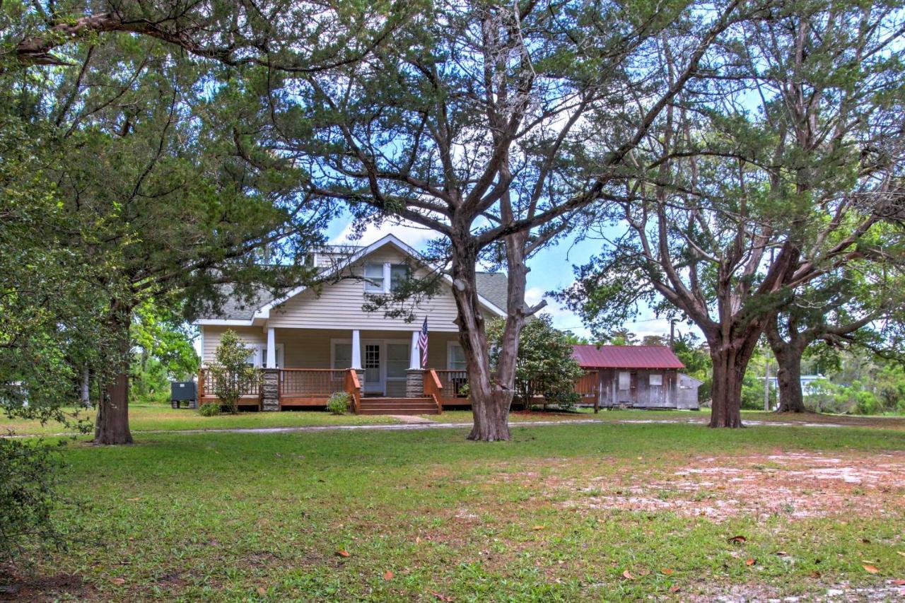 Secluded And Quiet Coastal Home 1 Mile To Boat Ramp Sealevel Exterior photo